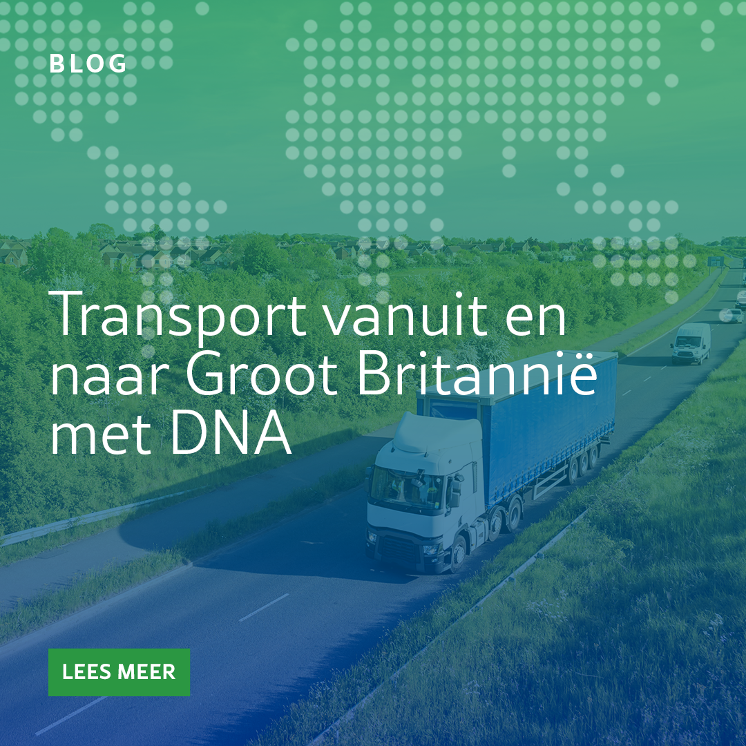 Transport vanuit en naar Groot Britannië met DNA