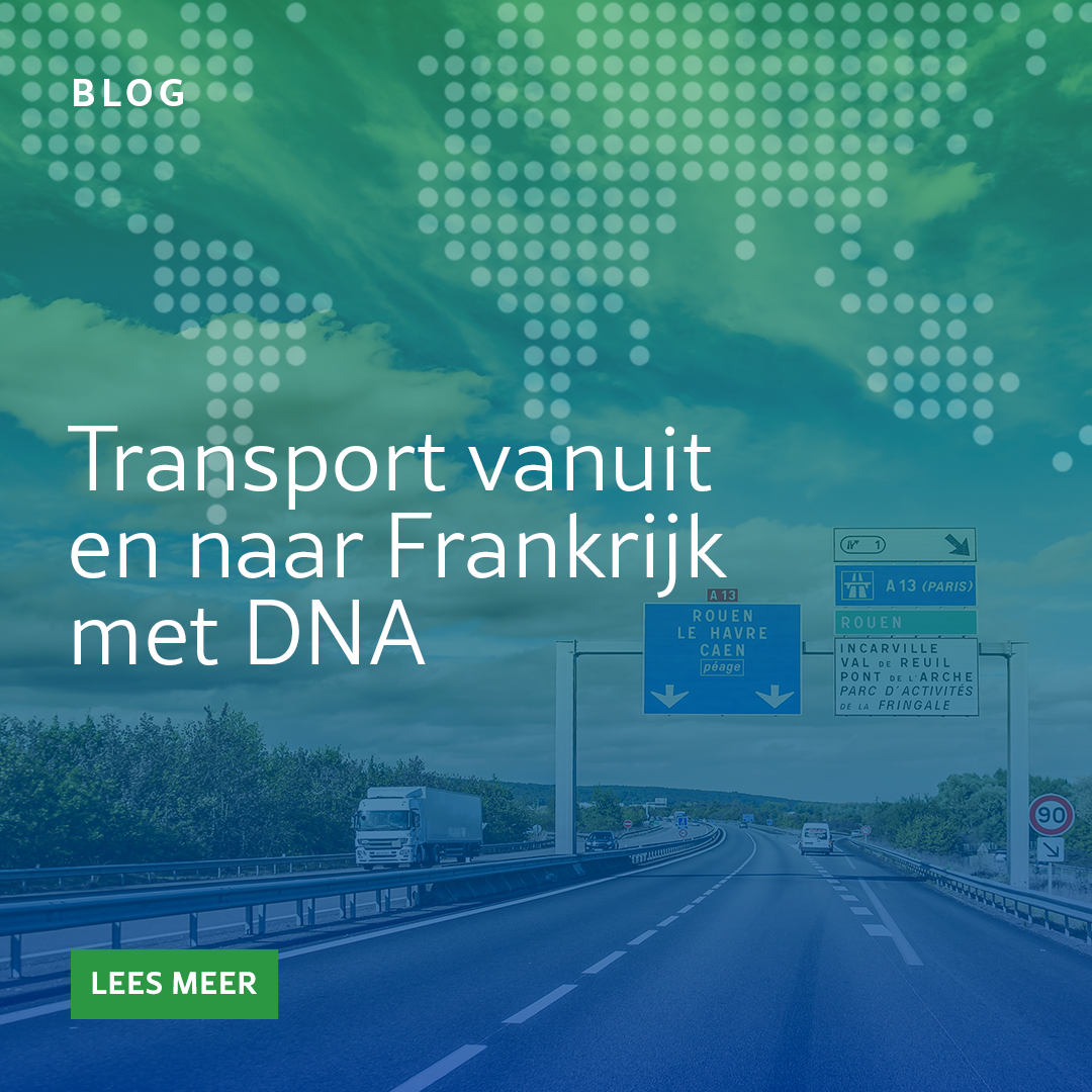 Transport vanuit en naar Frankrijk met DNA