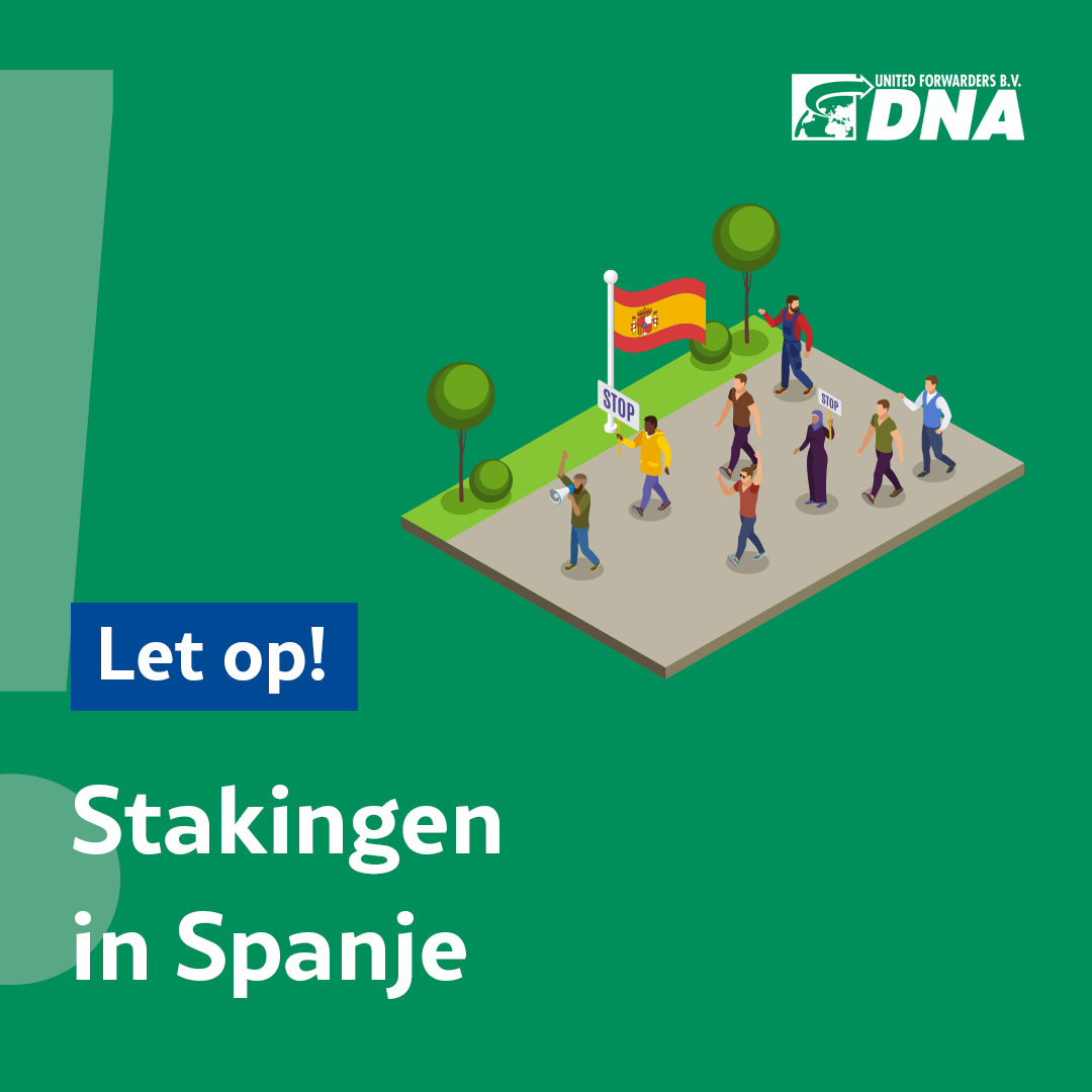 Let op! Staking in de transportsector Spanje